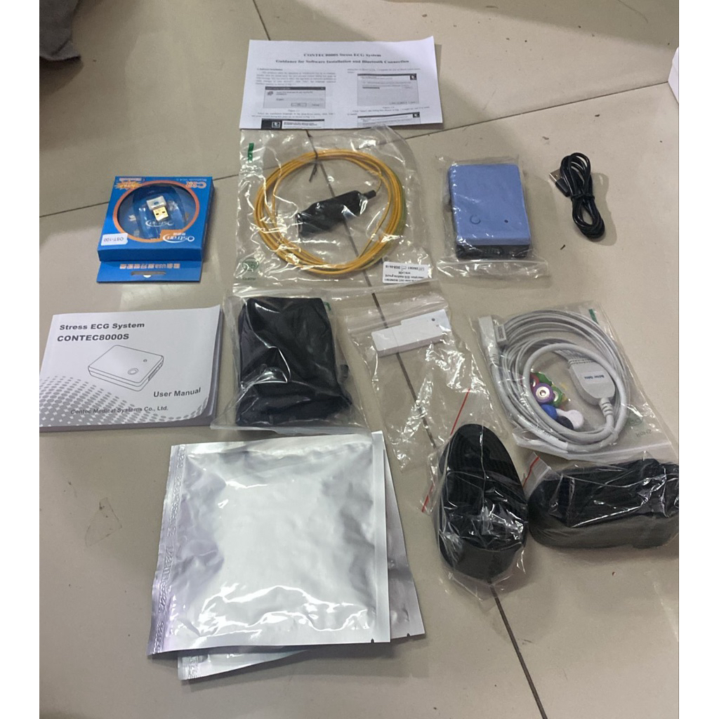 Contec 8000s Bluethoot Contec8000s Ecg ECG Analysis System Machine PC