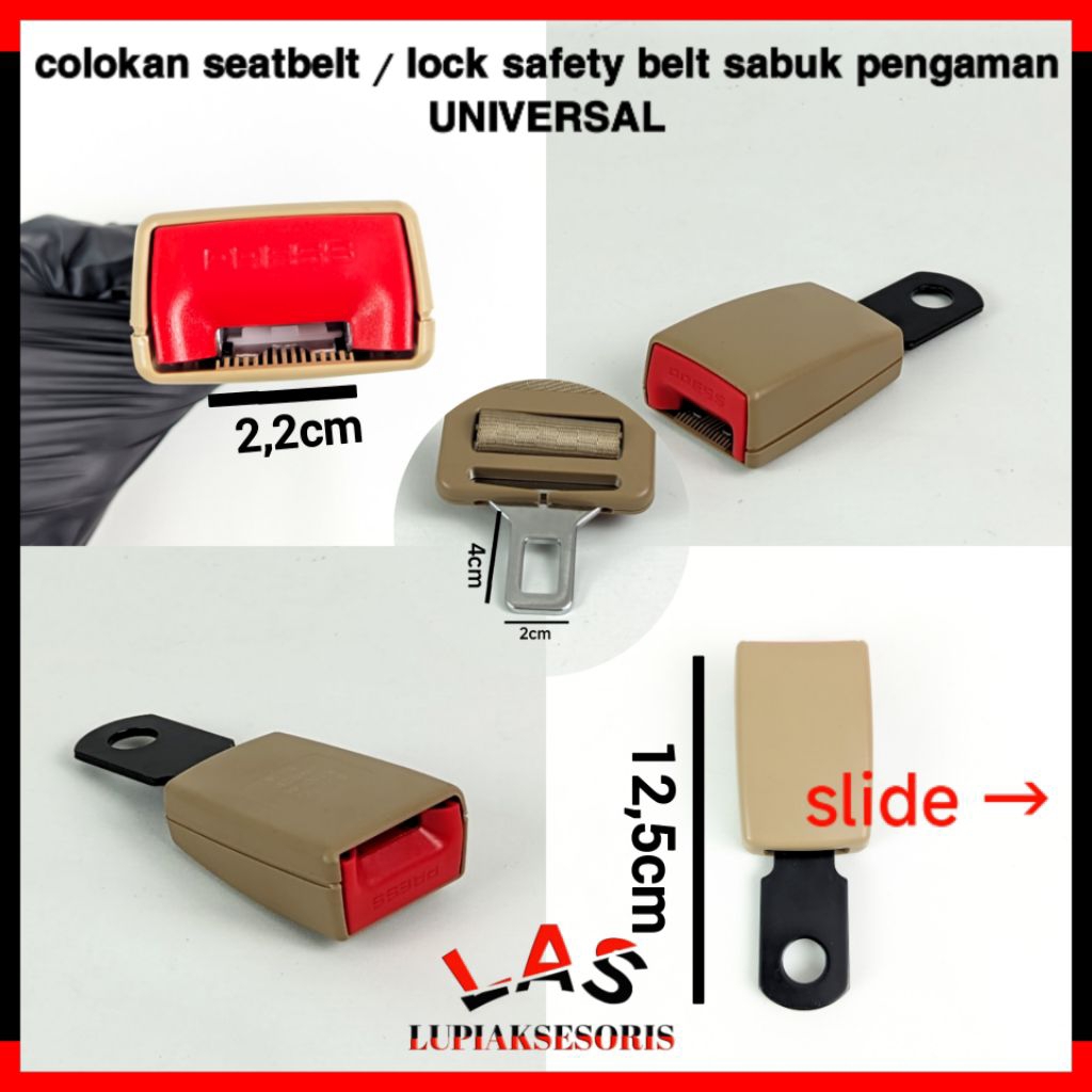 COLOKAN SAFETY BELT ORIGINAL UNIVERSAL SEAT BELT LOCK SEATBELT UNIVERSAL