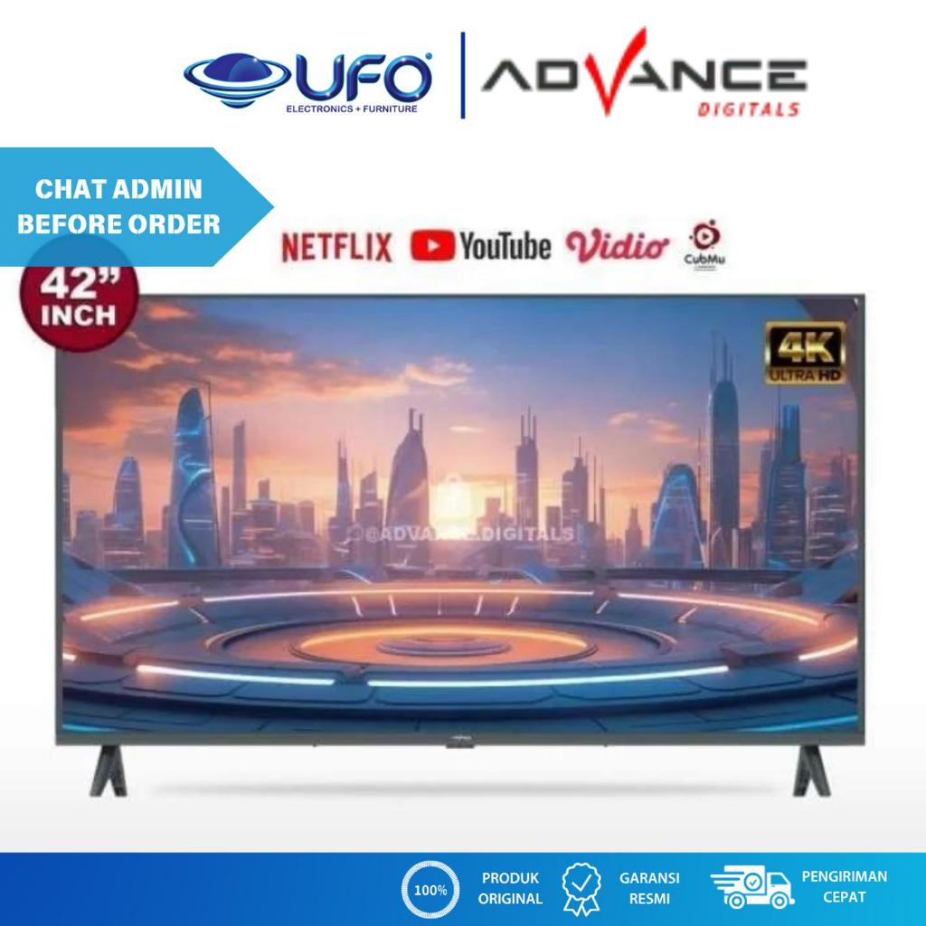 Advance LED TV Android 42 Inch ADV4201A Smart TV Frameless