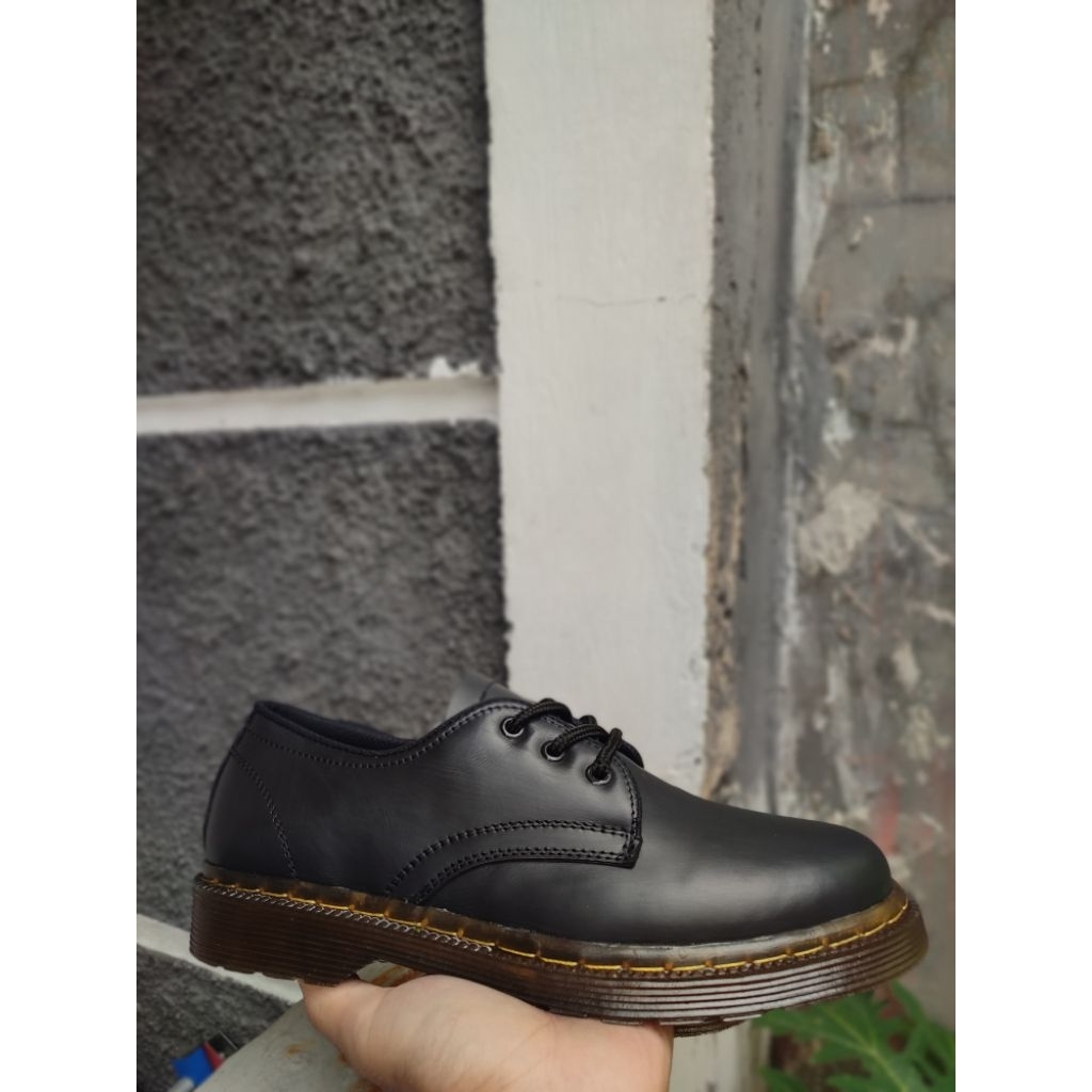 Dokmar 3 hole unisex pria wanita low boots original Kulit Asli|Dr martens|sepatu kulit