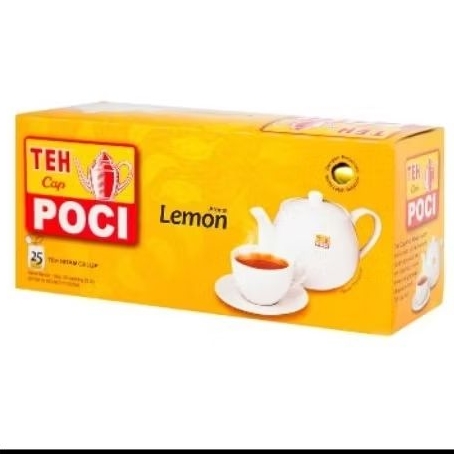 Teh Celup Cap Poci Rasa Lemon 25 Bags - Teh Poci Tea Bag