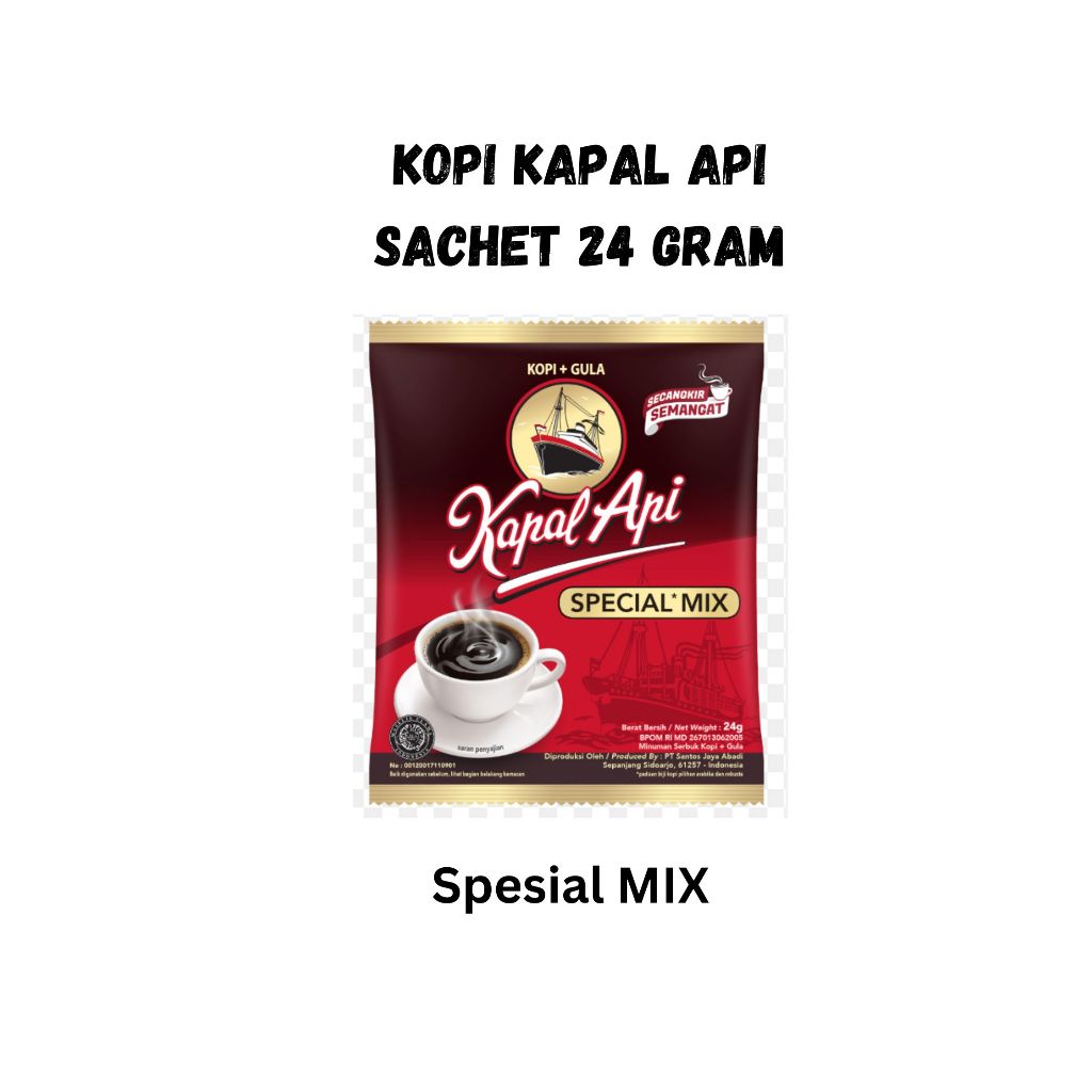 KOPI KAPAL API SPESIAL MIX 24 GRAM SACHET