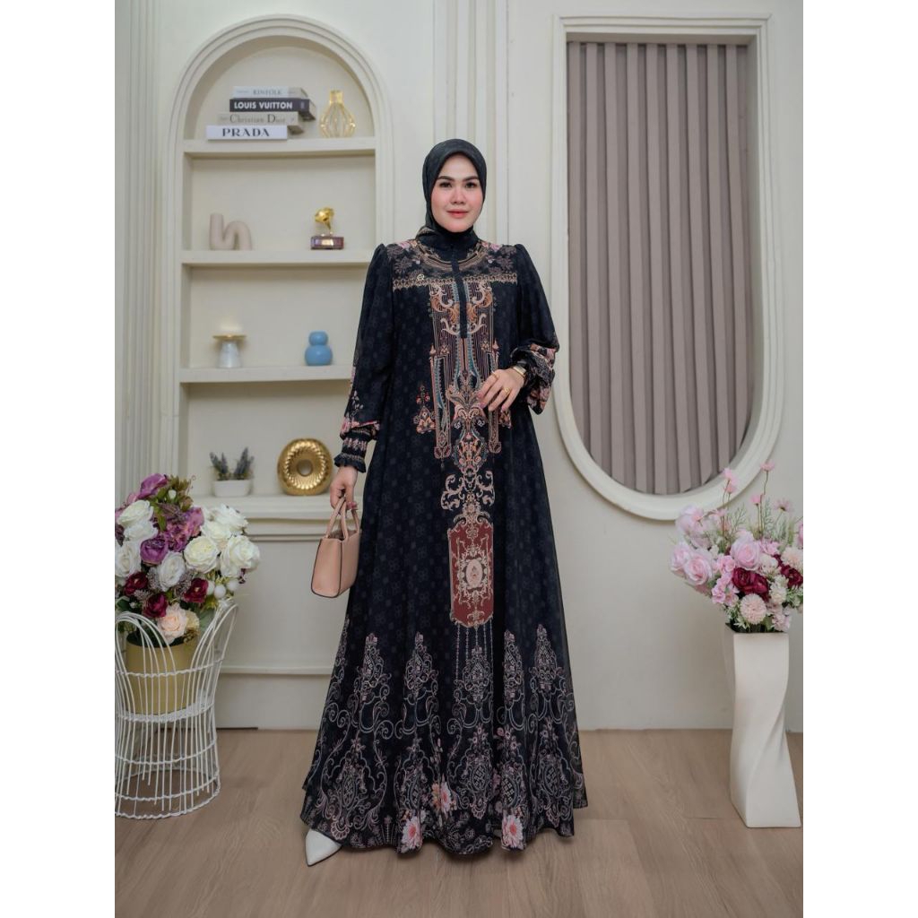 Fadilah Series by Azzahra Syari #gamis premium #rekomendasi gamis lebaran