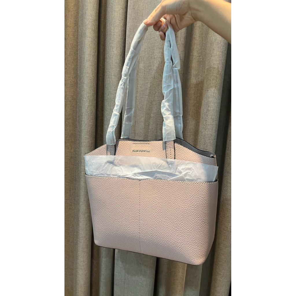 hush puppies tote bag pink mauve (new)