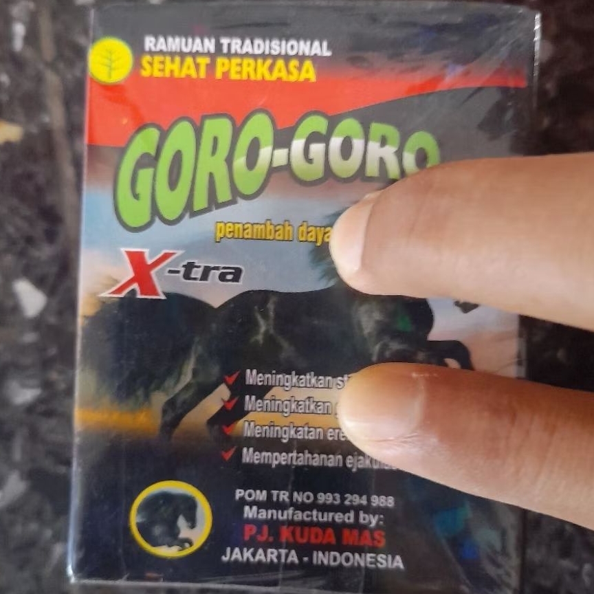 GORO-GORO / GOROGORO / KAPSUL ATAU JAMU BUBUK GORO GORO HERBAL STAMINA PRIA KUAT TAHAN LAMA