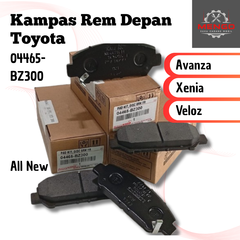 Kampas Rem Depan Toyota Avanza Xenia Veloz Original – 04465-BZ300