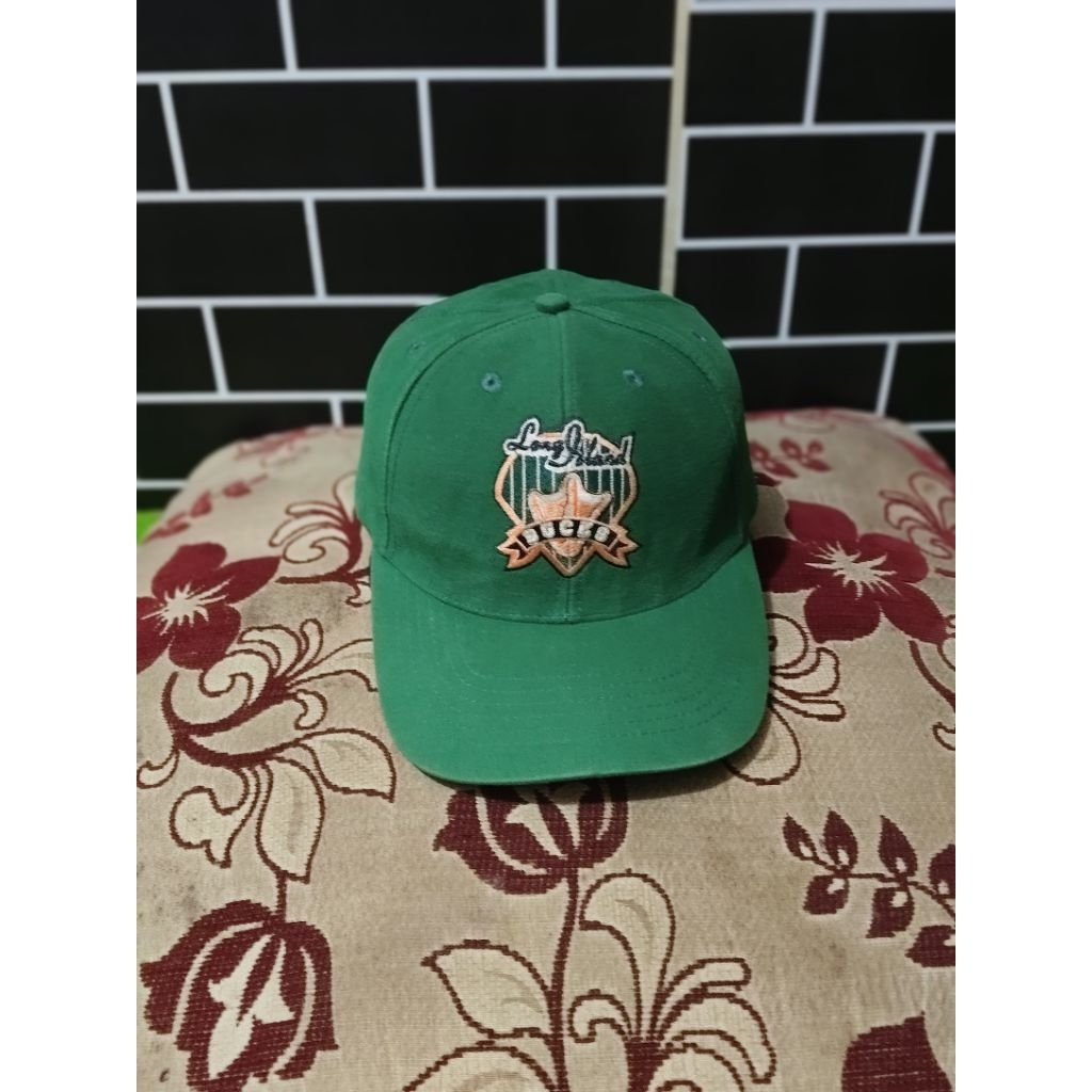 Topi Vintage Long island ducks hijau