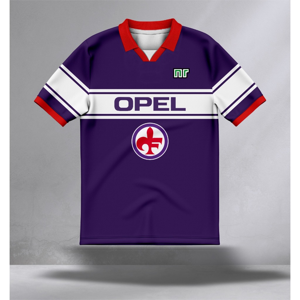 ERSEY FANTASY//BAJU BOLA RETRO// JERSEY CASUAL//FIORENTINA JERSEY RETRO//FULLPRINTING | JERSEY RETRO