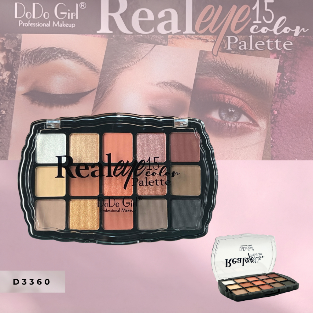Eyeshadow DODO GIRL Realeye 15 Color Palette D3360