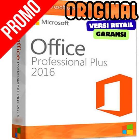 [SPECIAL PROMO] Lisensi MicrosoftOffice Pro Plus 2016 Original - Garansi