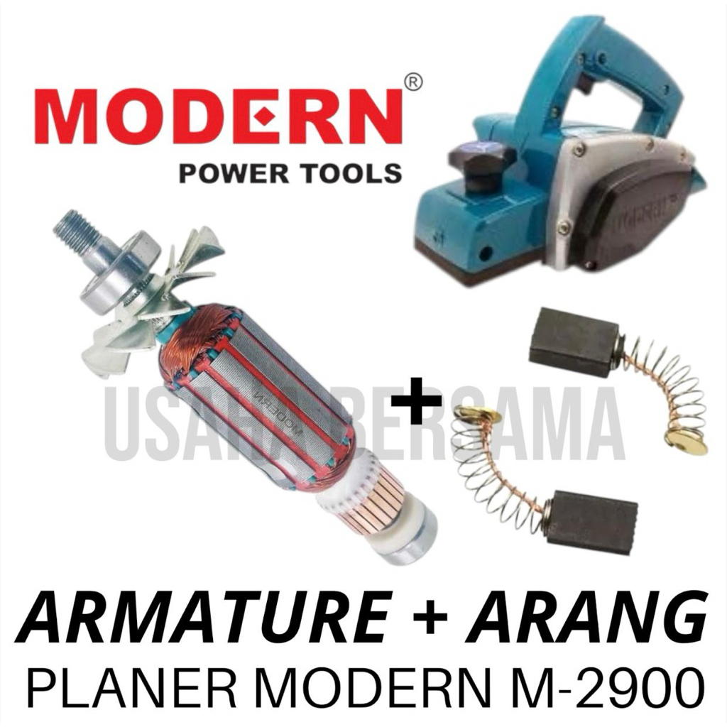 ARMATURE M2900 + CARBON BRUSH PLANER MODERN M2900 MODERN M 2900 MESIN KETAM PASAH KAYU