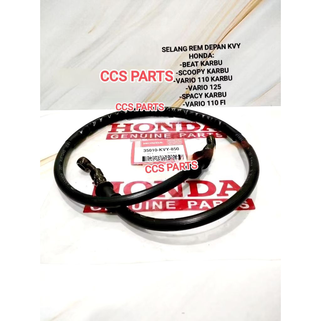 SELANG KABEL REM DEPAN KVY BEAT KARBU SCOOPY KARBU SPACY KARBU VARIO 110 KARBU SPACY KARBU VARIO 110