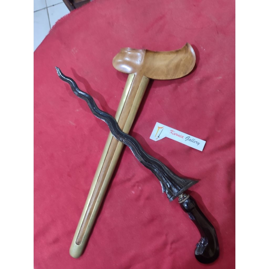 Keris Sabuk Inten Tua Era Mojopahit akhir koleksian