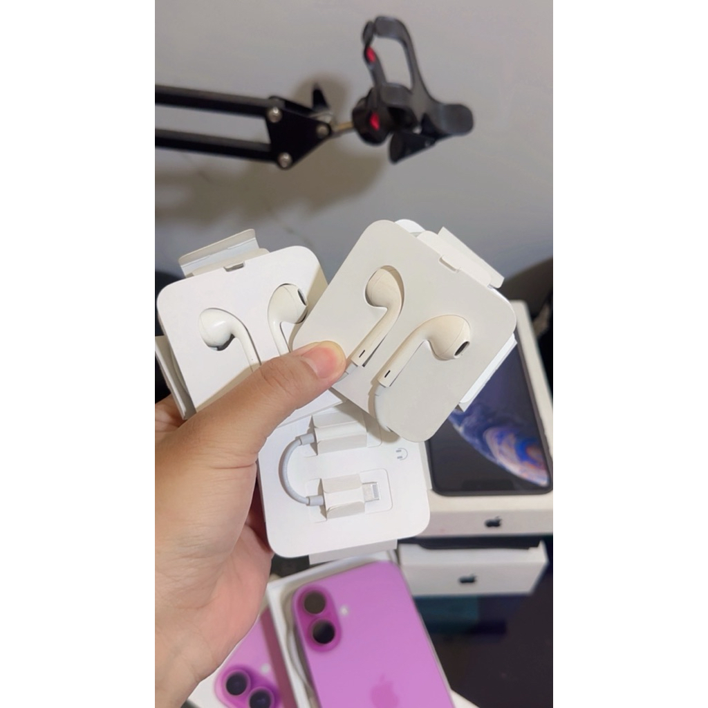 Headset/ Earphone Lightning Copotan iphone ibox original