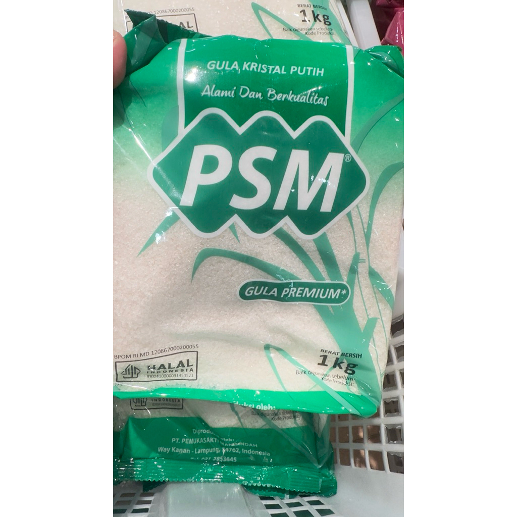 GULA PASIR PSM 1KG/GULA PASIR PSM 1000GR/GULA PASIR/GULA PSM/GULA PASIR PUTIH