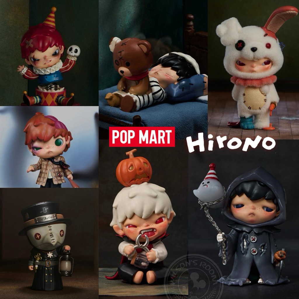POP MART Hirono Monster’s Carnival Series Selected Monsters Blind Box Toy Action Nono Figure Mainan 