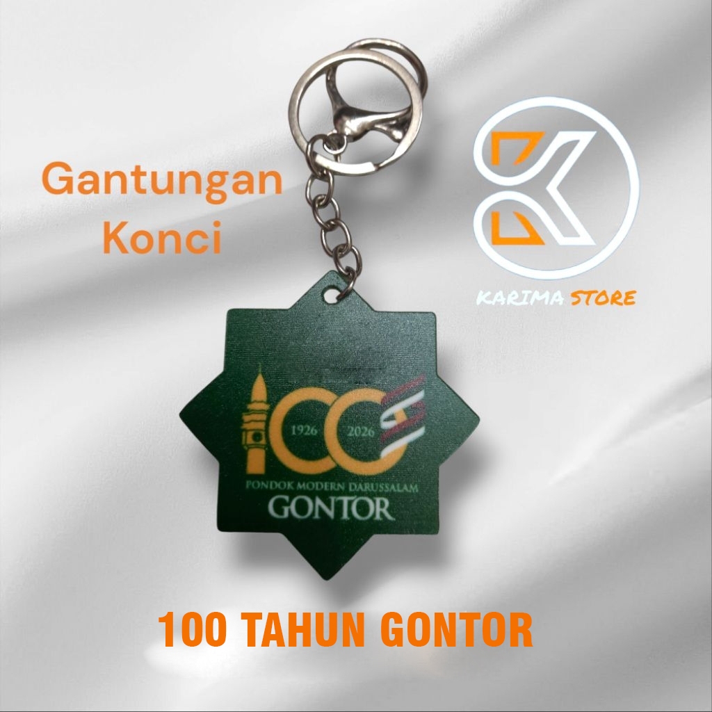GANTUNGAN KUNCI 100TAHUN  GONTOR ( CUSTOM PRE-ORDER )