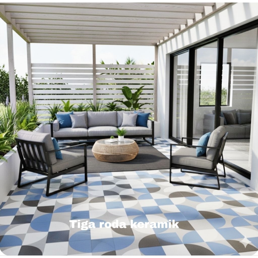 keramik 50x50 lantai dop biru drosera kw 1/keramik lantai kamar mandi/keramik biru dop/keramik dindi