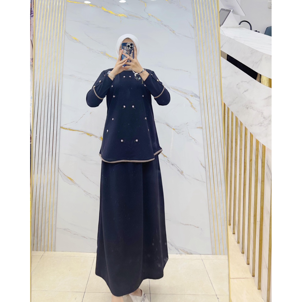 STELAN rok knit bordir SHR17