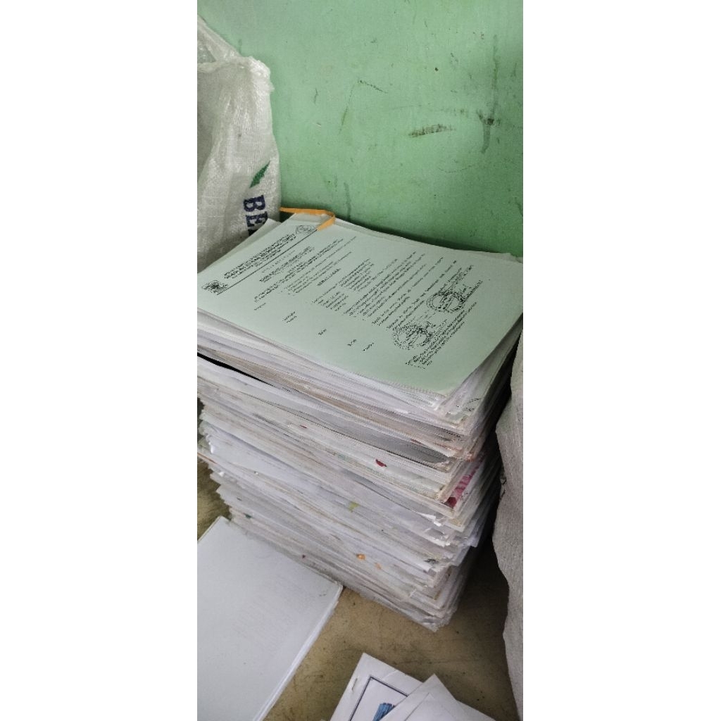 kertas HVS bekas (sebelahkosong)