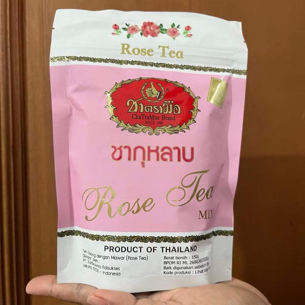Thai Rose Tea Chatramue 150 gr / Rose Tea / Teh Mawar BPOM