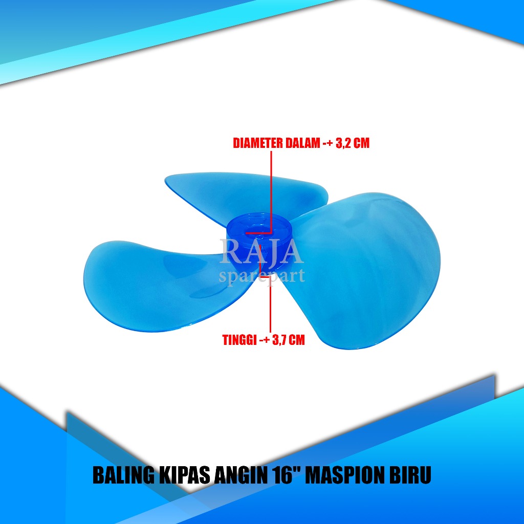 BMB BALING-BALING KIPAS ANGIN 16" MASPION BIRU