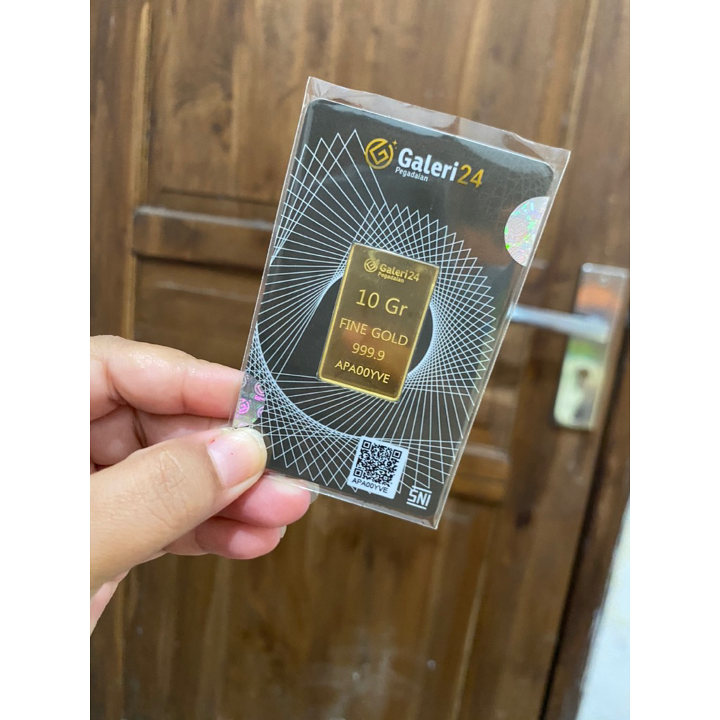 Emas Batangan Galeri 24 10 GRAM - Emas Galeri 24