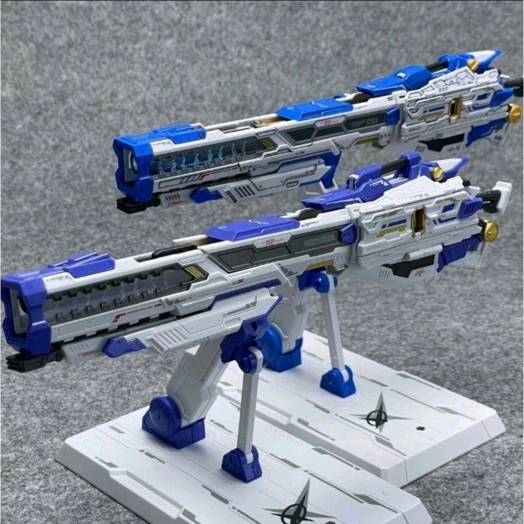Model Kit Railgunelectromagnet led (aksesoris senjatanya saja) pilih merah/violet(ungu)