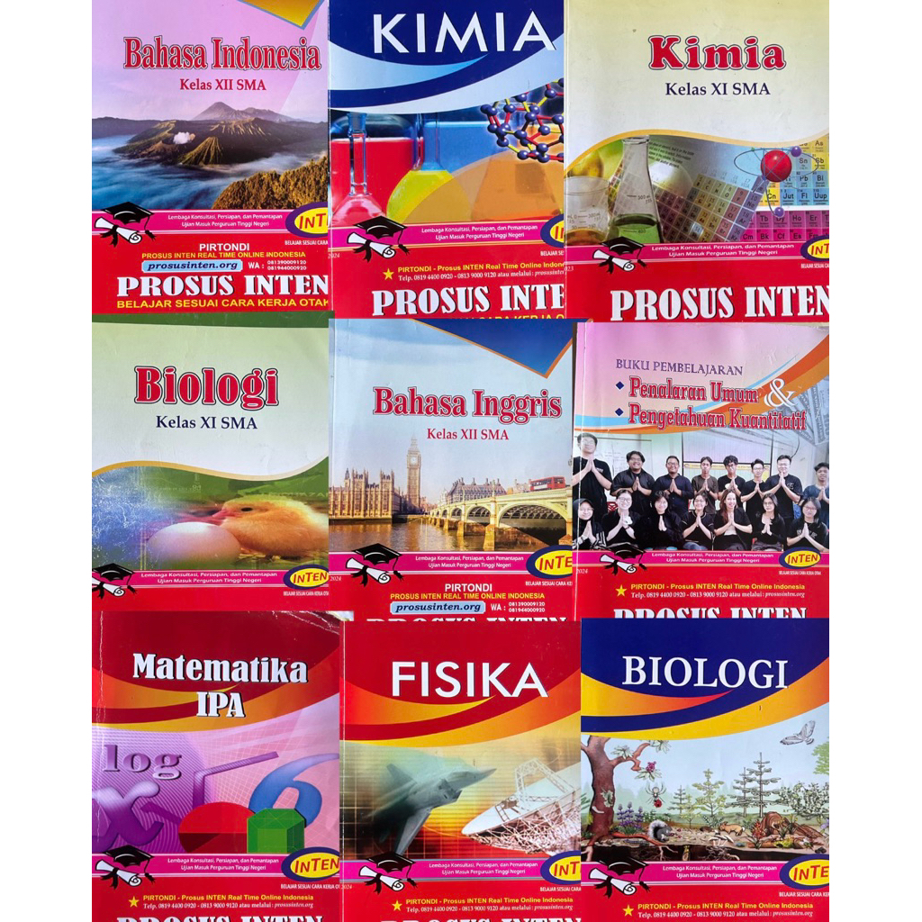 PRELOVED BUKU INTEN KELAS 11 12