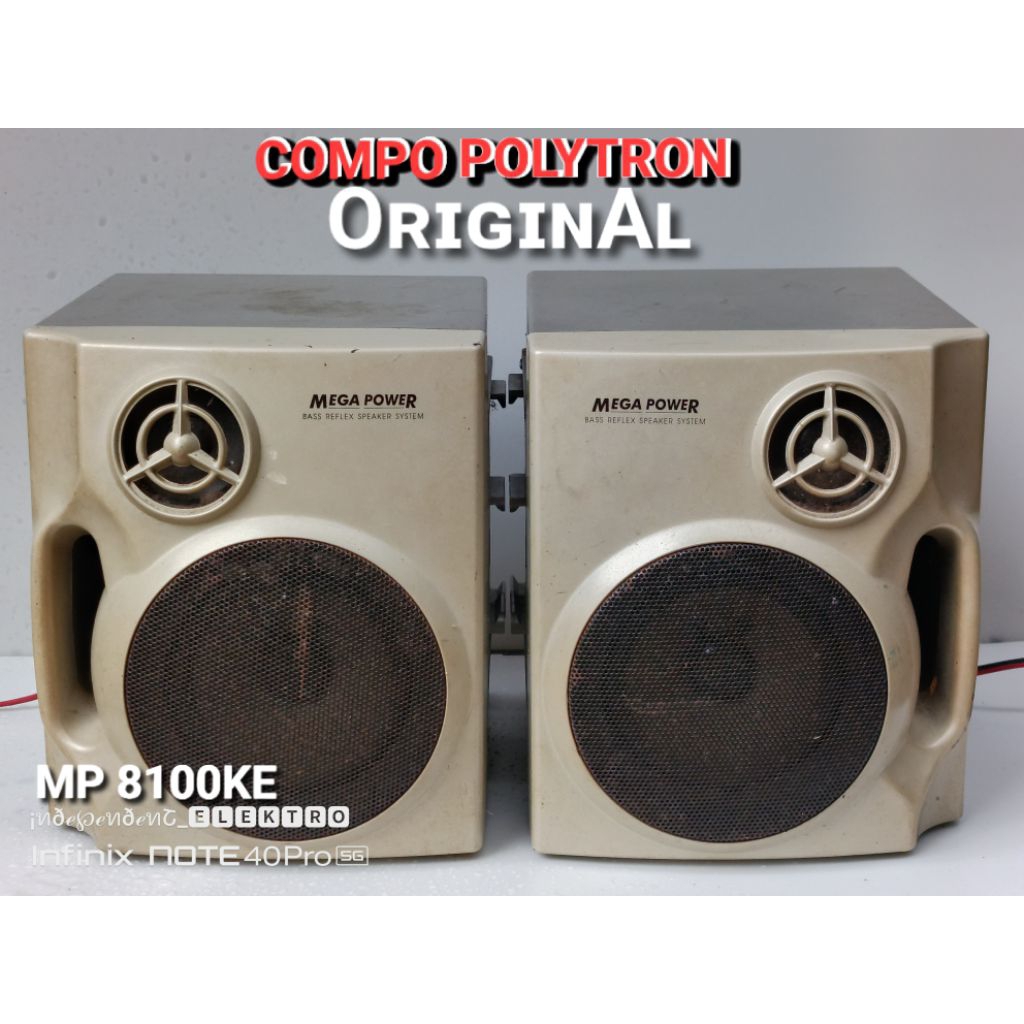 Speaker Compo polytron   Speaker compo polytron mega power   Speaker compo polytron MP 8100KE   Spea