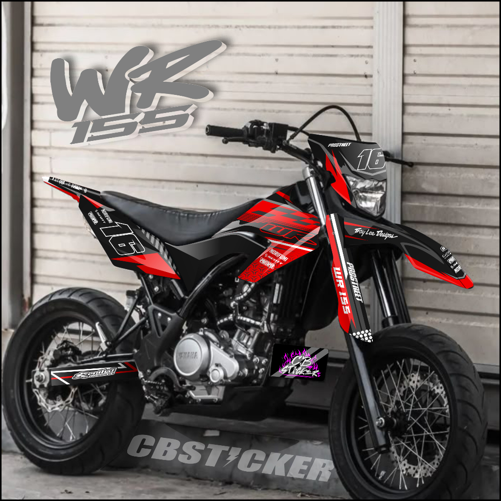Decal WR 155 Full Body Bebas Custom variasi decal WR155 terbaru keren dekal wr hologram pelangi