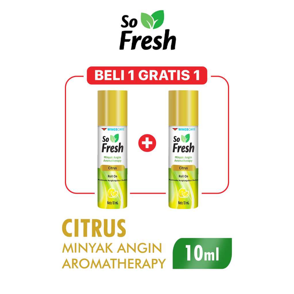 So Fresh Minyak Angin Aromatherapy Citrus 10 ml