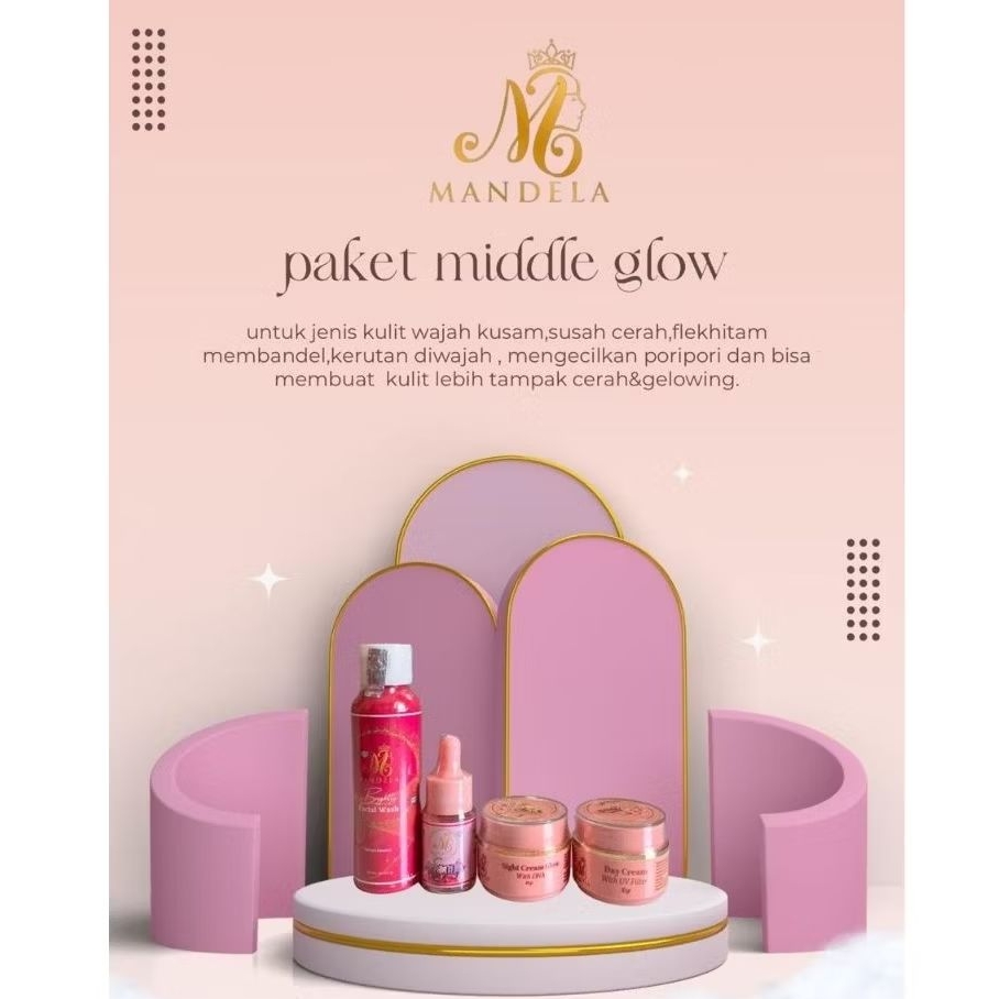 MBC MANDELA BEAUTY CARE BRIGHTENING//PAKET MIDDLE