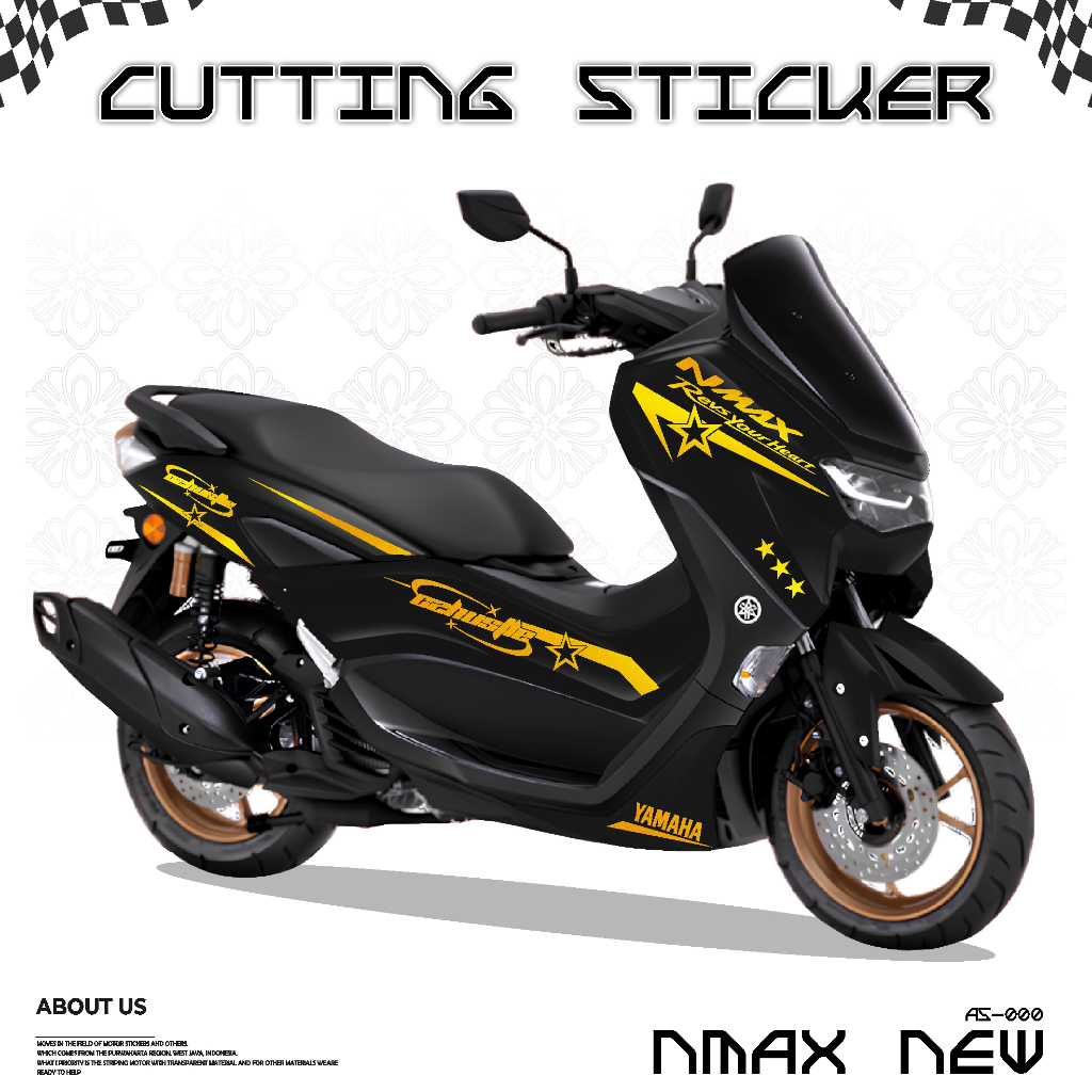 Stiker Striping Variasi Nmax New 155 2020-2024 Striping CUTING Nmax New