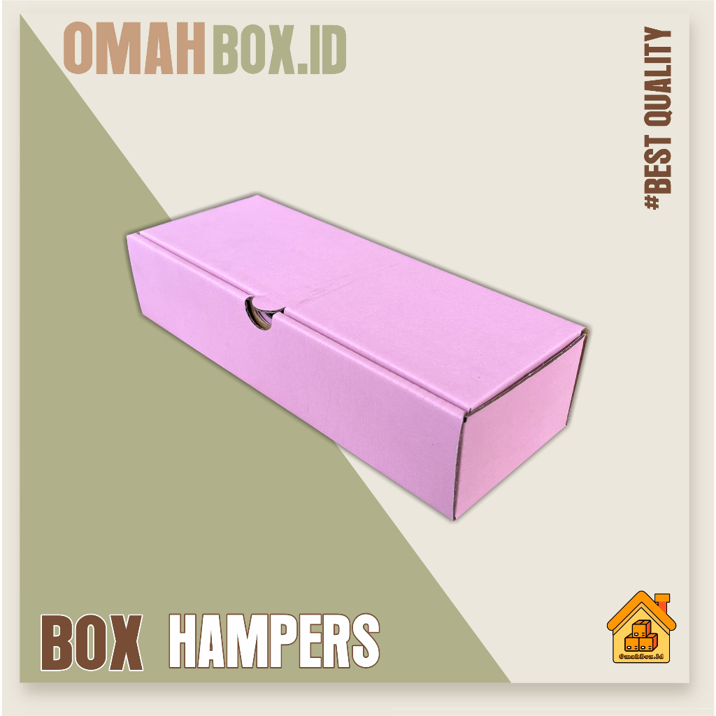 Box hampers 22x8x5 cm E FLUTE | kardus box polos | kardus diecut | box diecut | box hampers | box gi