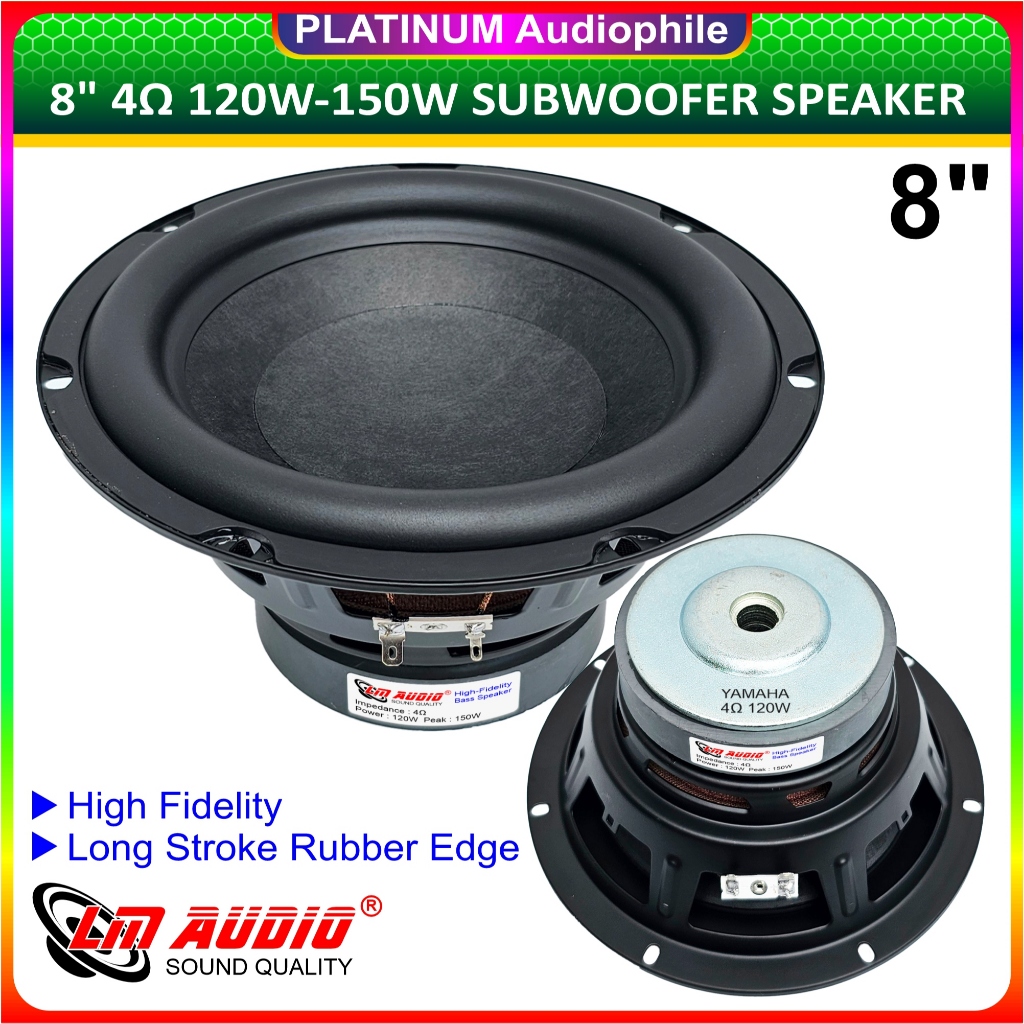 Speaker 8" inch Woofer Subwoofer 150W 4 ohm Hifi Speker LM-8018