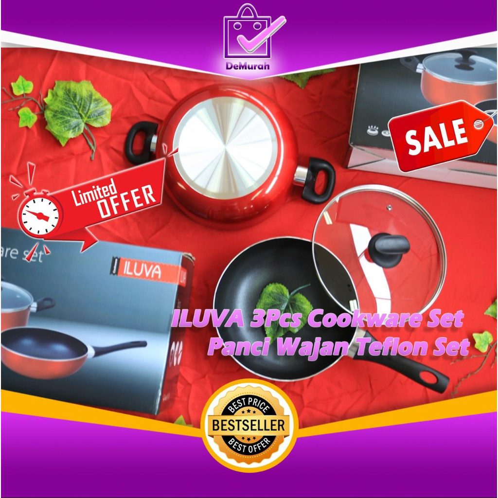 ILUVA set panci  dan teflon