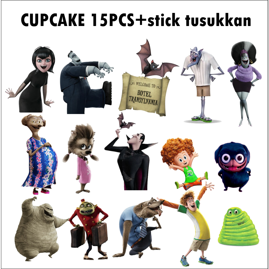 CAKE TOPPER Hotel Transylvania