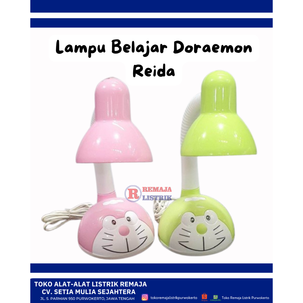 Lampu Belajar Karakter Lucu Doraemon Reida Cosco