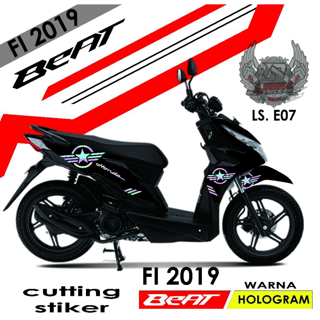 katting stiker Honda Beat Fi All 2019 2020 2021 Cutting stiker Motor  Terbaru variasi motor