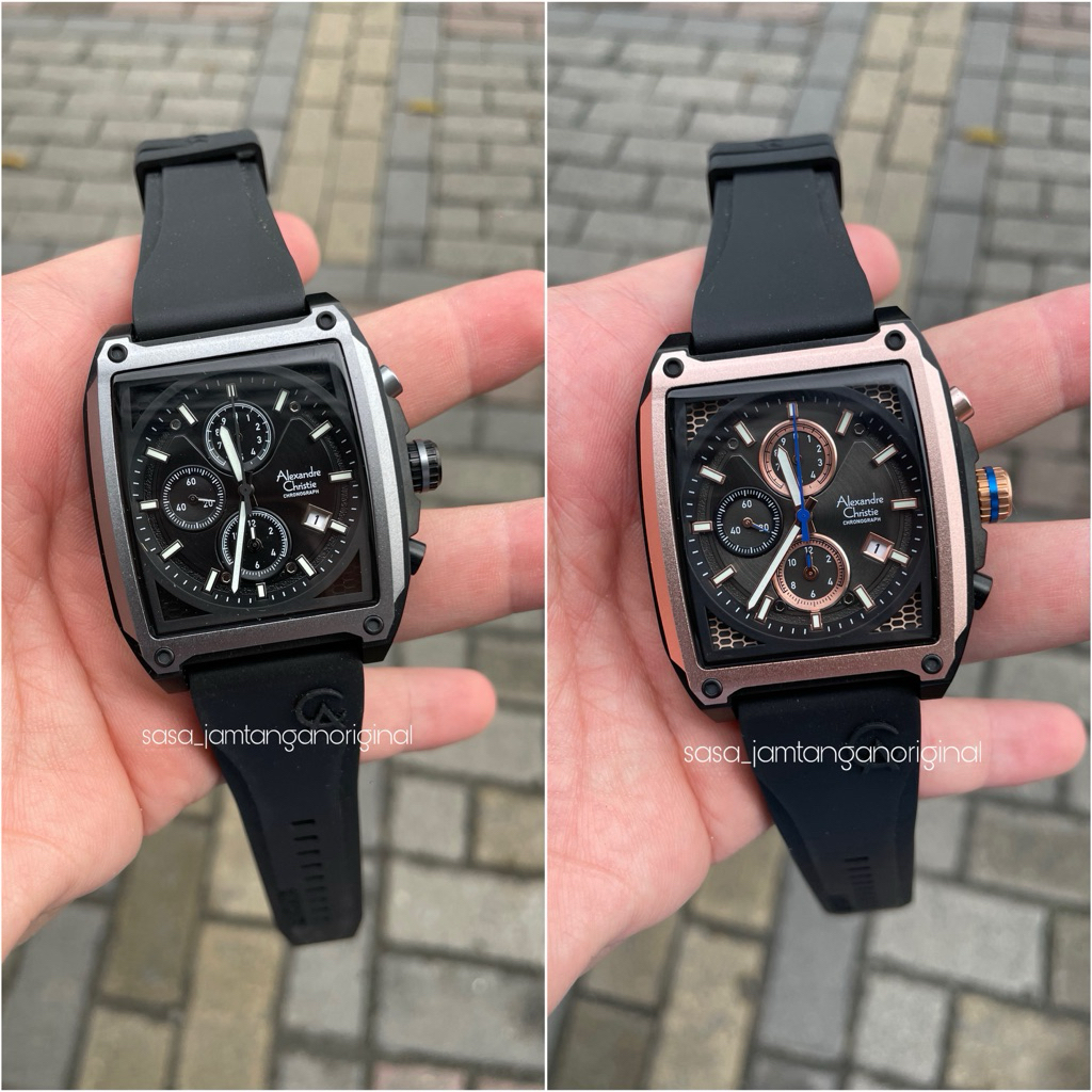 Jam Tangan Alexandre Christie AC 6614 Original Pria