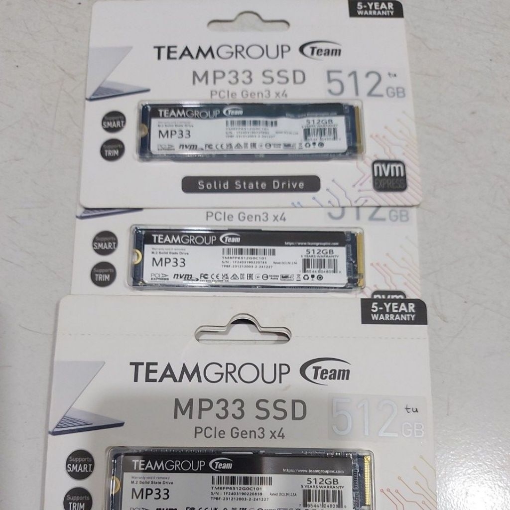NVME 512gb teamgroup mp33