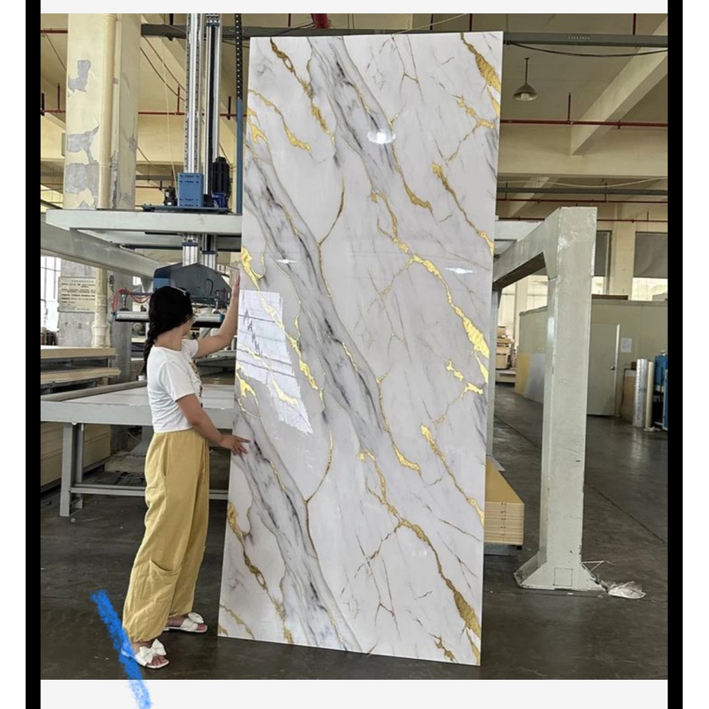 UV Marble Sheet PVC - Marmer PVC 2900x1220x3 mm Marmer PVC Dinding