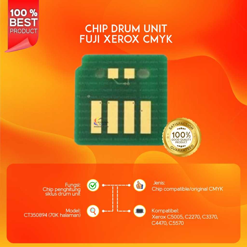 CHIP DRUM Xerox C5005 drum chip (70K) BAG HITAM XEROX COLOR CT350894 COLOR