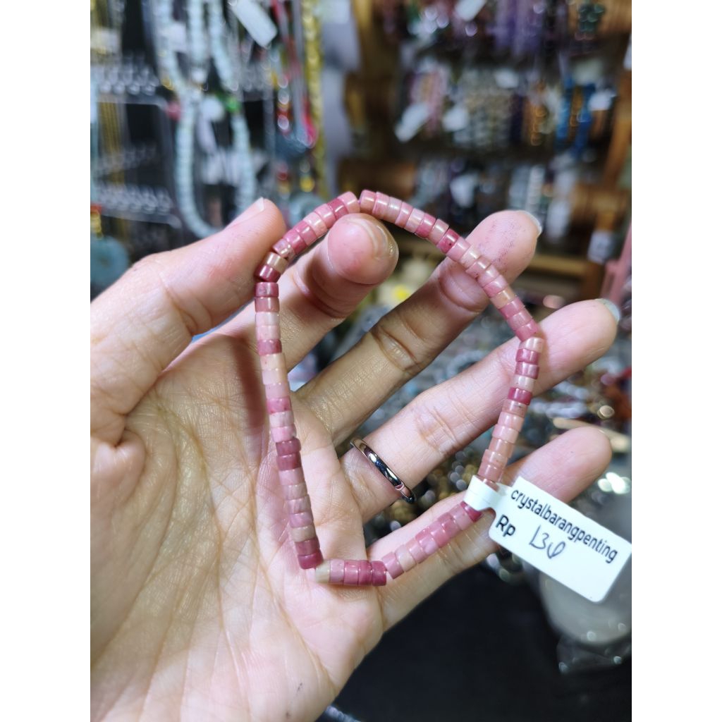 GELANG BERSERTIFIKAT RHODONITE