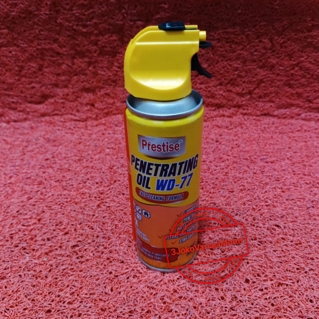 pelumas anti karat Prestige WD77/ anti karat WD 77 merk Prestige