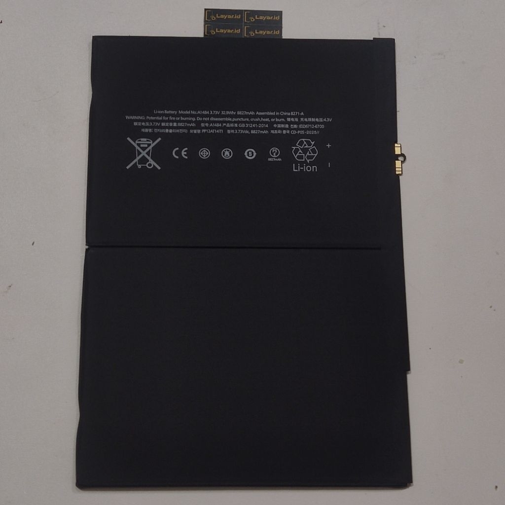BATERAI IPAD5 A1823 / A1822 ORIGINAL