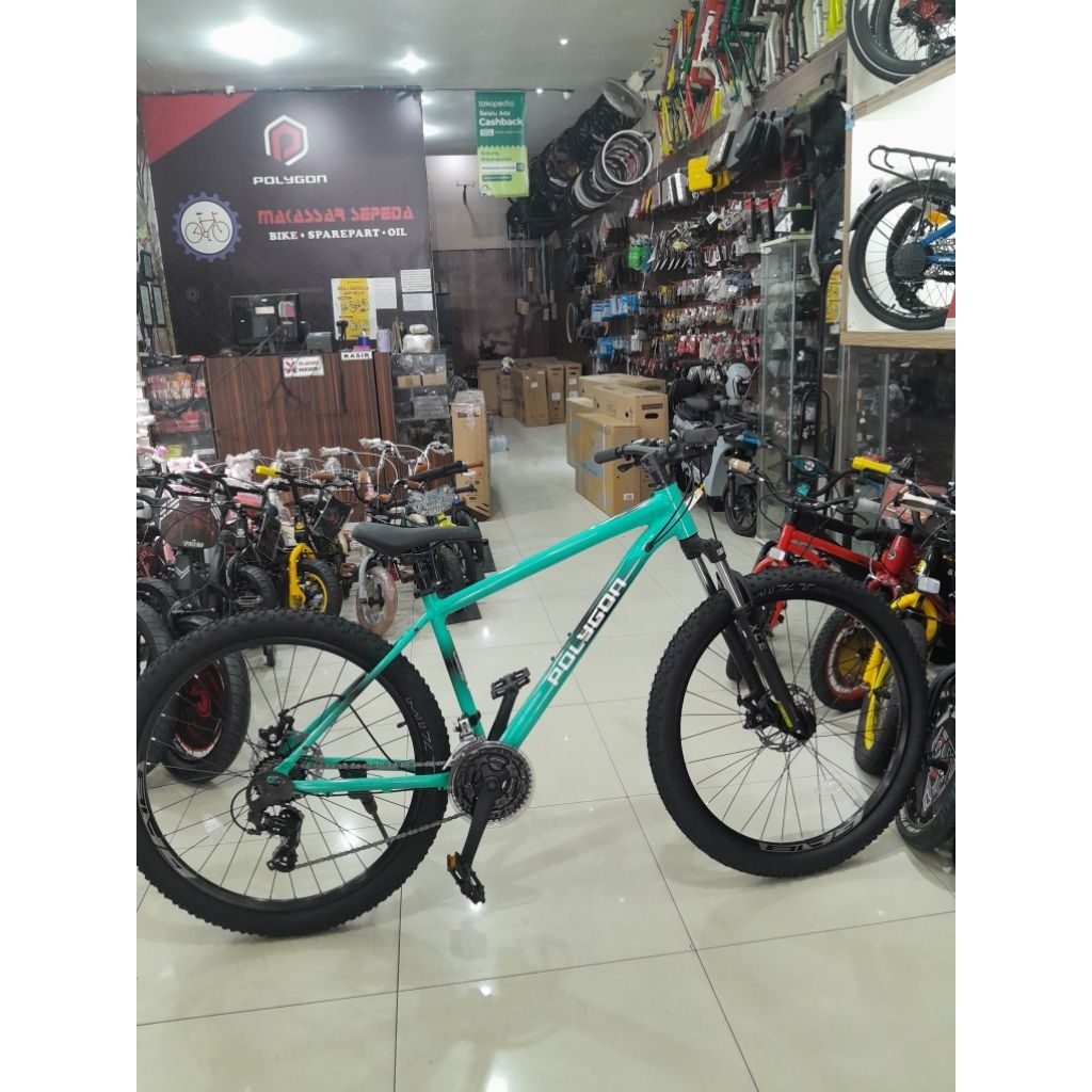 SEPEDA MTB GUNUNG POLYGON CASCADE 2 27.5 ALLOY DISCBRAKE