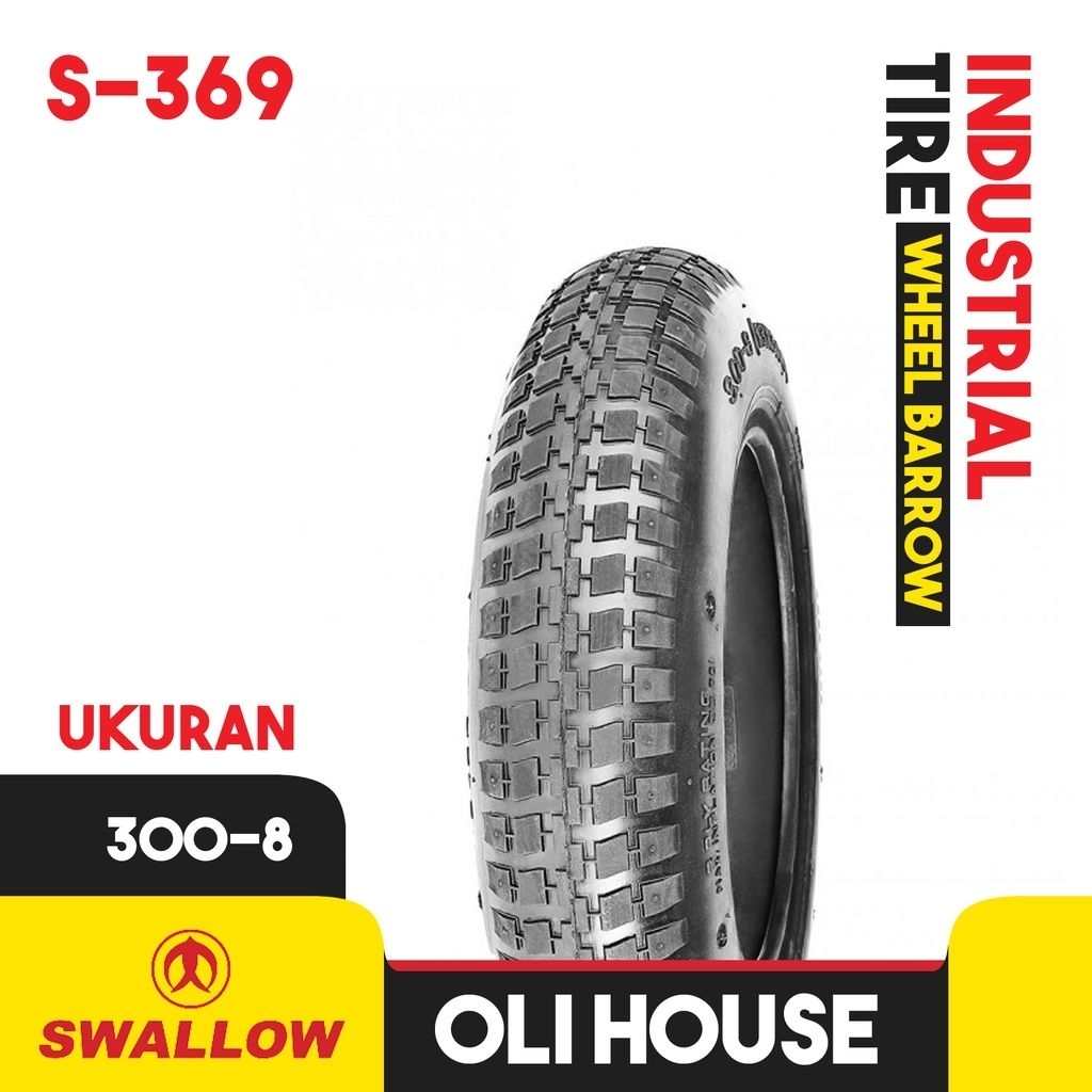 Sepasang (Ban luar + ban dalam angkong) swallow 300-8