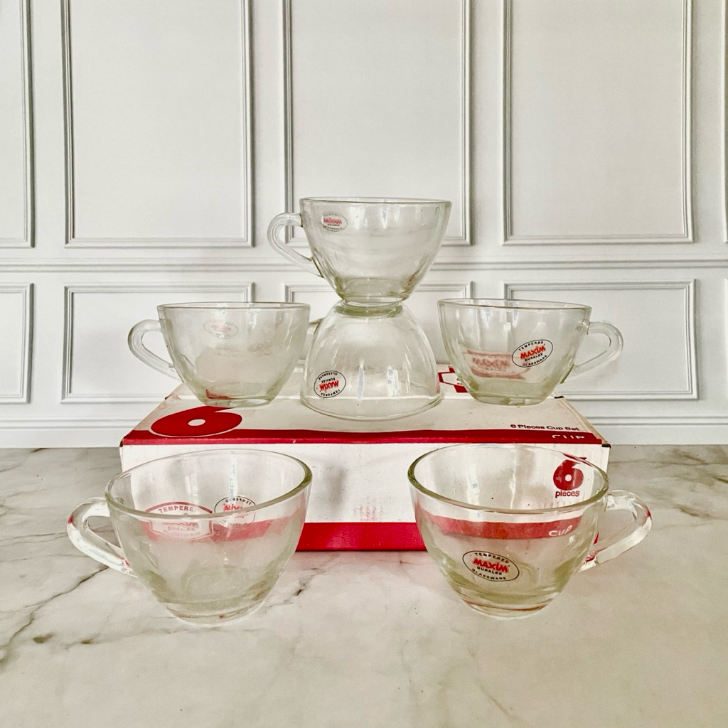 Maxim - Cangkir Tempered Glass Maxim Versi Duralex - Cangkir Maxim - Gelas Maxim